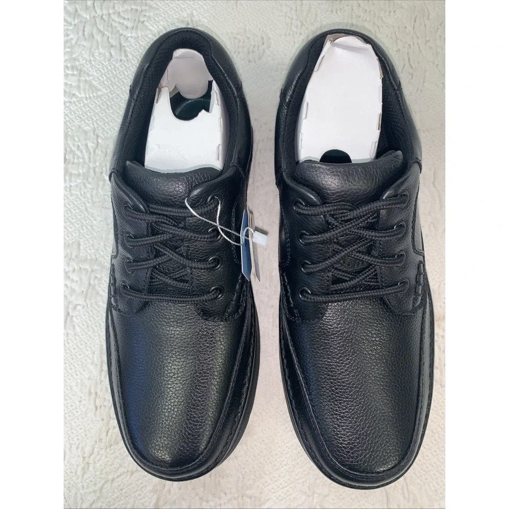Nunn Bush Cameron Moc Toe Oxford Shoes‎ Lightweight Black  10 M Comfort Gel